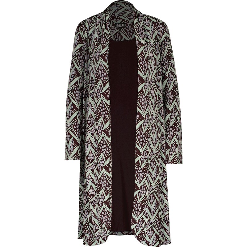 Zilch 21EVI20.005P Dámský kabát 000710 multi color 68941803