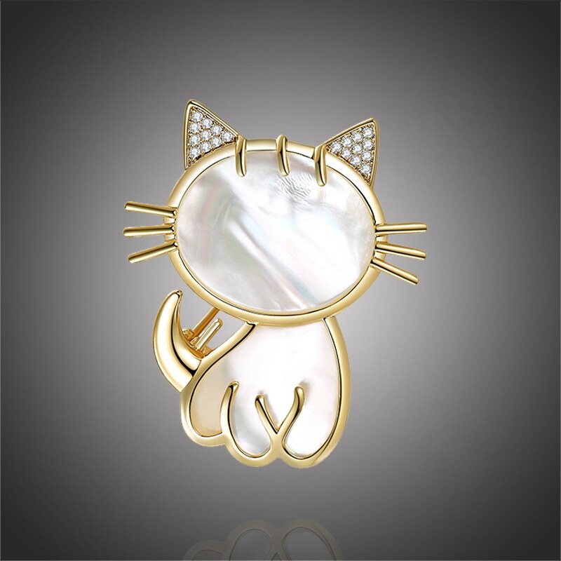 Éternelle Brož se zirkony Kitty - kočka 68950142