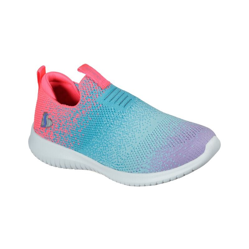 Dětstké tenisky Skechers Ultra Flex Color Perfect - Koral multi