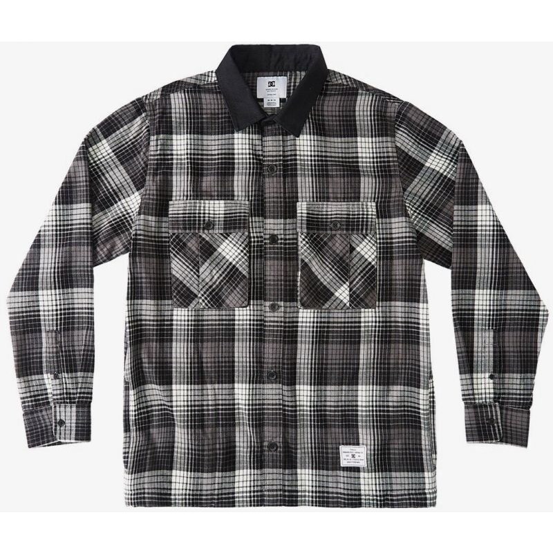 KOŠILE DC GOON PLAID HACKET - černá -