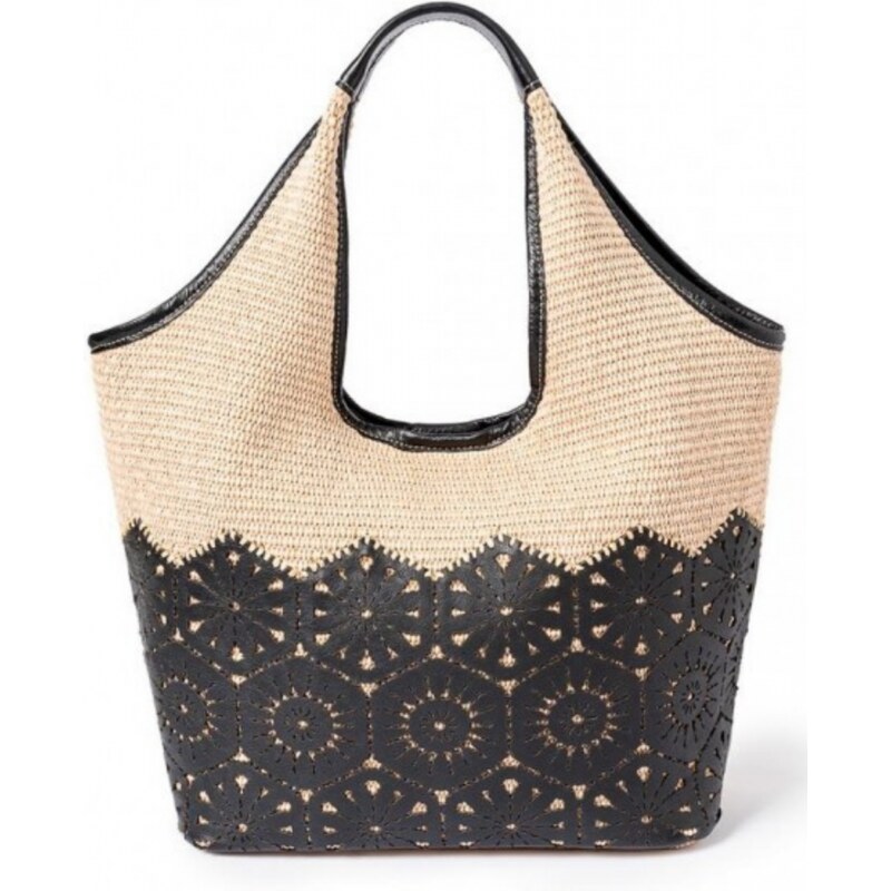 Roberta Gandolfi Giulia shopper – nero/naturale 68131969
