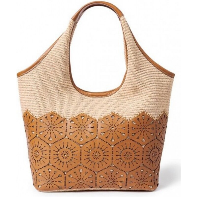 Roberta Gandolfi Giulia shopper – cuoio/naturale 68131971