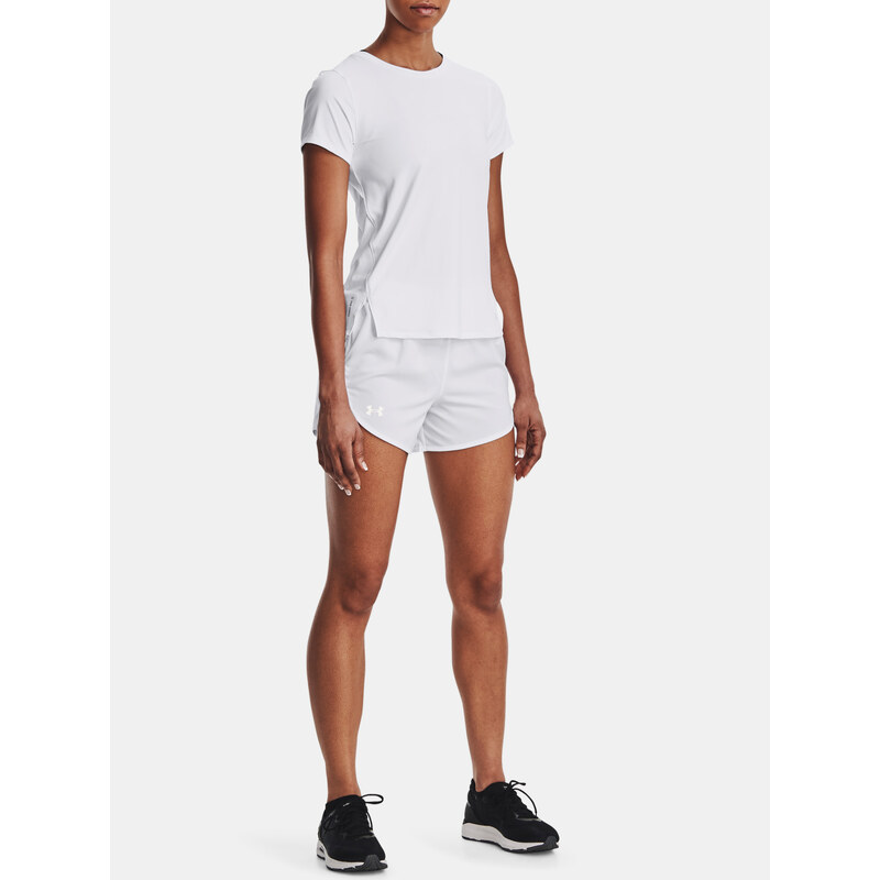 Under Armour Tričko UA IsoChill Run Laser Tee-WHT - Dámské