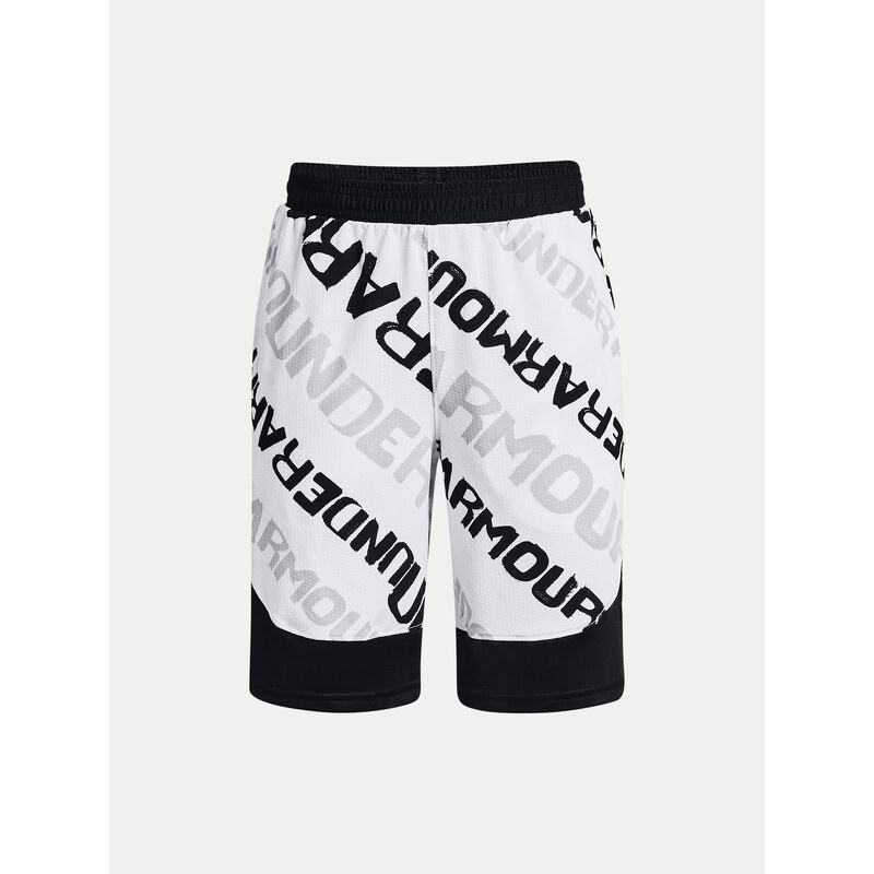 Under Armour Kraťasy UA BASELINE PERF SHORT-WHT - Kluci