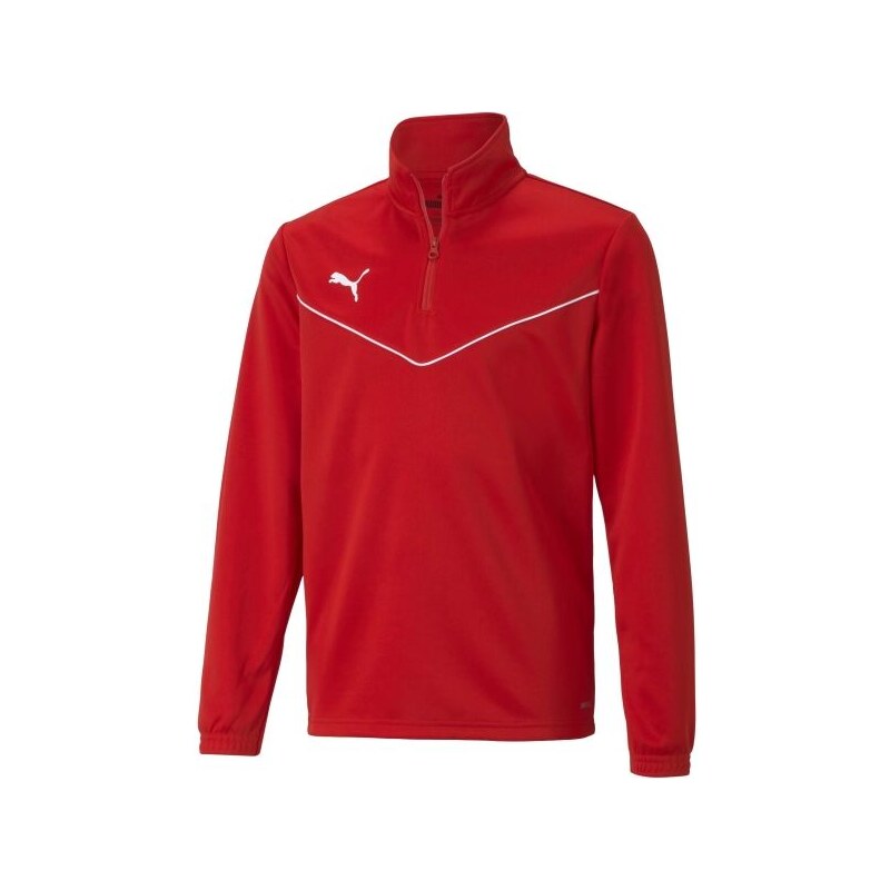 Puma TEAMRISE 1 4 ZIP TOP Chlapecká mikina