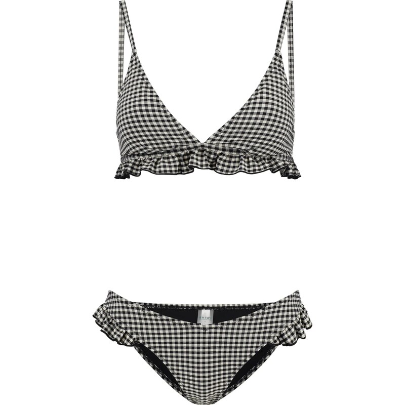 Shiwi Bikiny ROMY šedá / černá / bílá 104254798