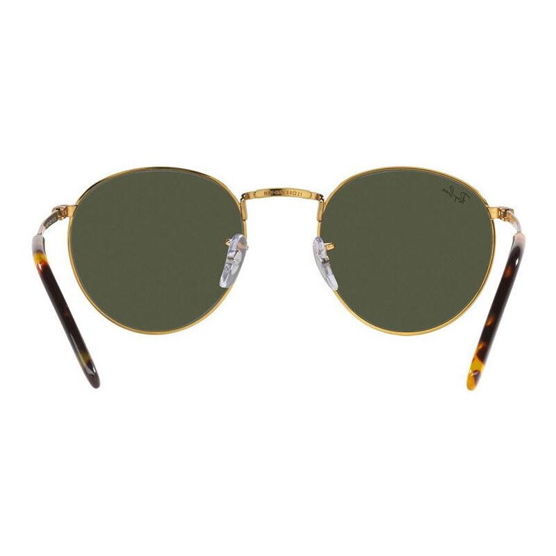 Sluneční brýle Ray-Ban NEW ROUND zlatá barva, 0RB3637