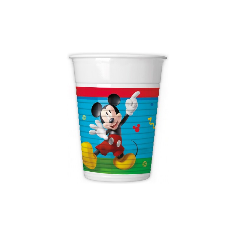 GODAN Kelímky MICKEY MOUSE - Clubhouse - 200 ml - 8 ks