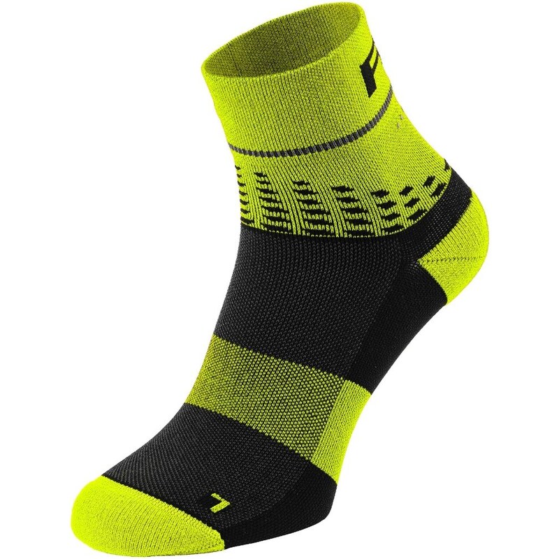 R2 Detect cyklistické ponožky černo žluté