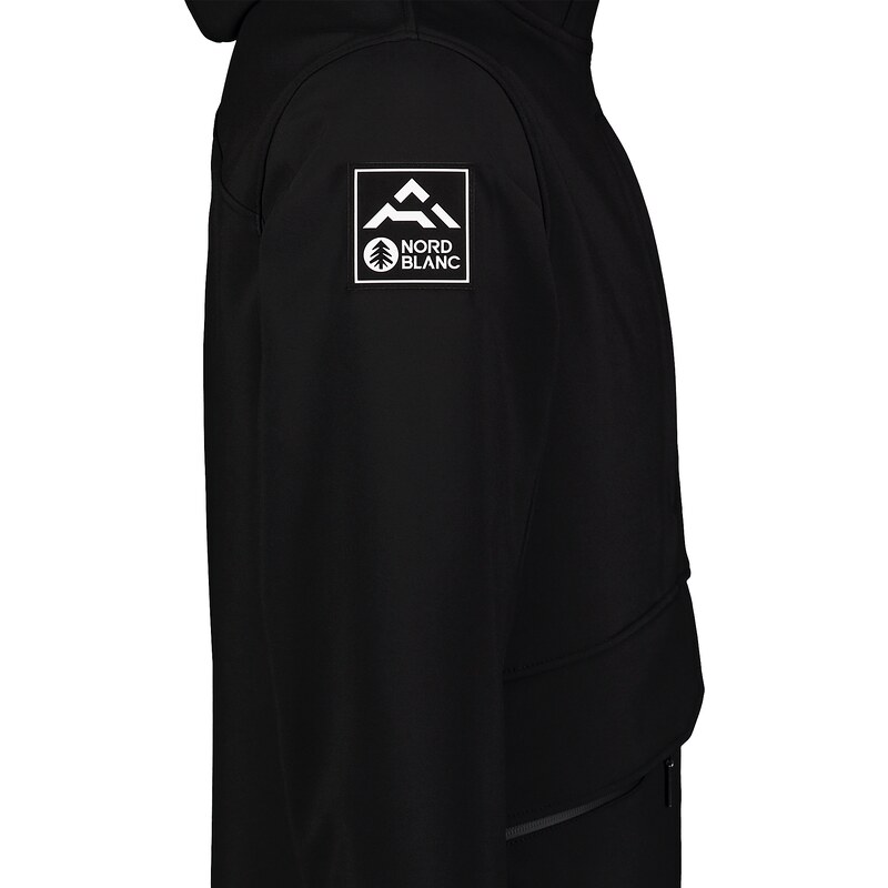Nordblanc Černá pánská zateplená softshellová bunda SITE