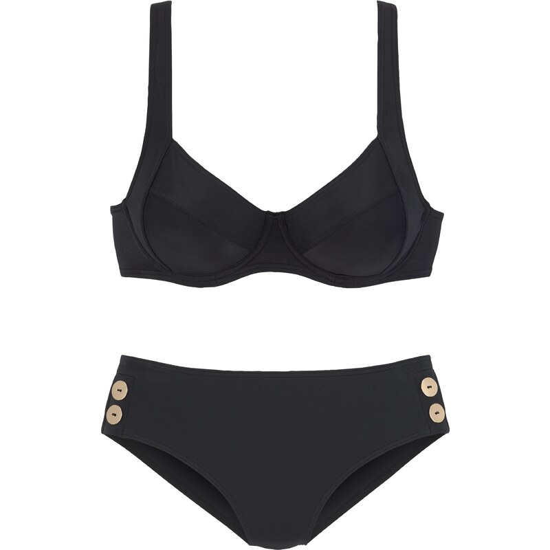 VIVANCE Bikiny béžová / černá
