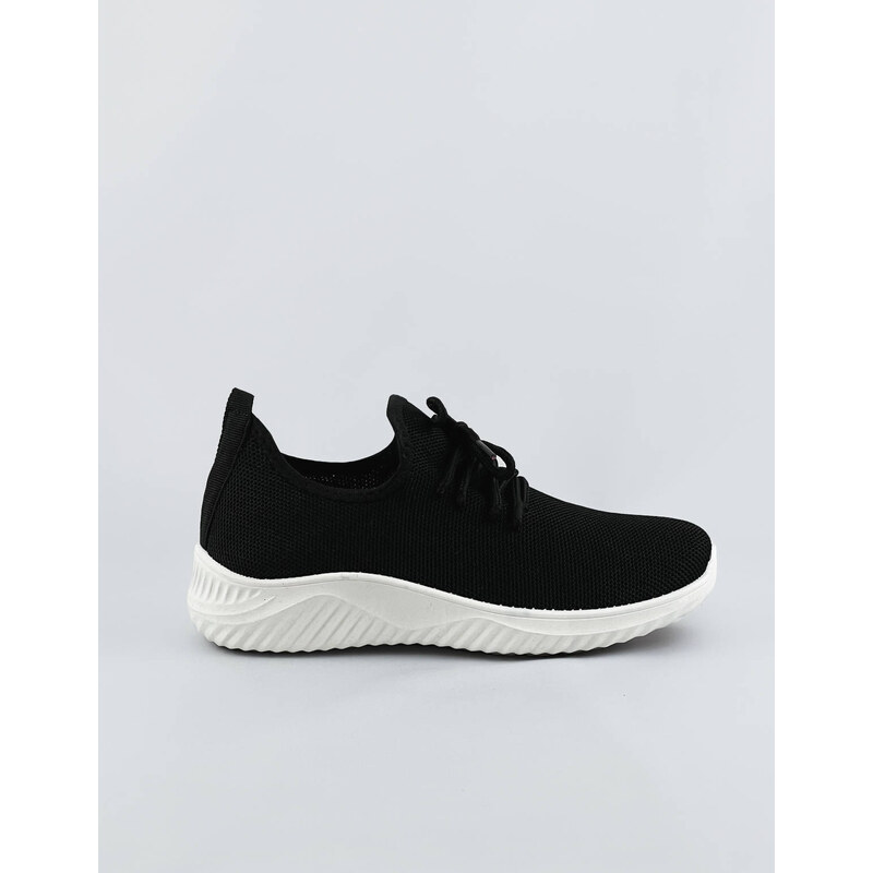 H&D Lehké černé dámské nazouvací tenisky adidasky (YM-147) 69019711