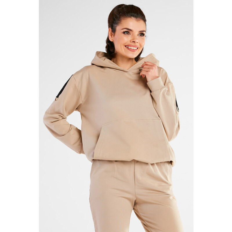 Infinite You Womans Hoodie M248 Beige