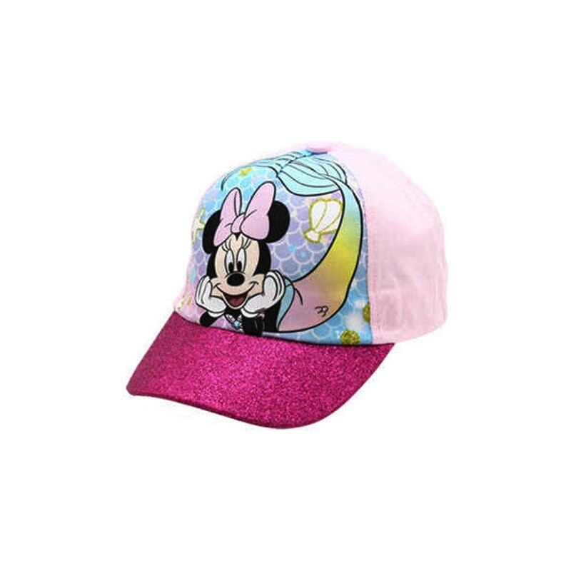 Setino Dívčí letní čepice / kšiltovka Minnie Mouse Disney - sv. růžová