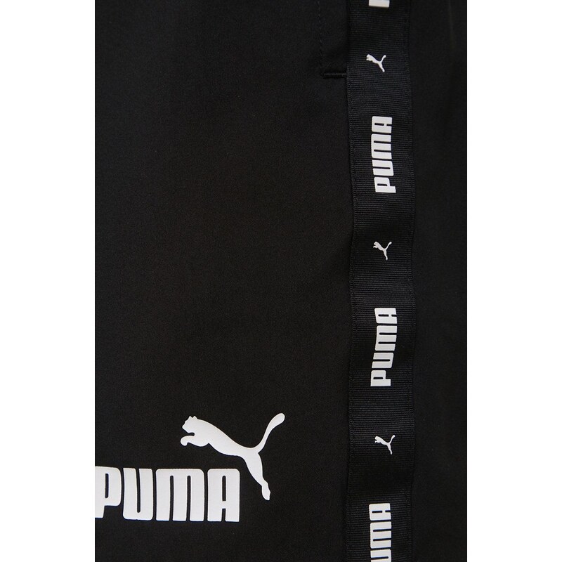 Tréninkové šortky Puma Ess+ Tape pánské, černá barva, 849043