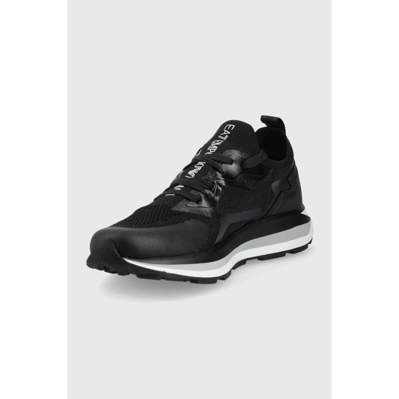 Sneakers boty EA7 Emporio Armani černá barva