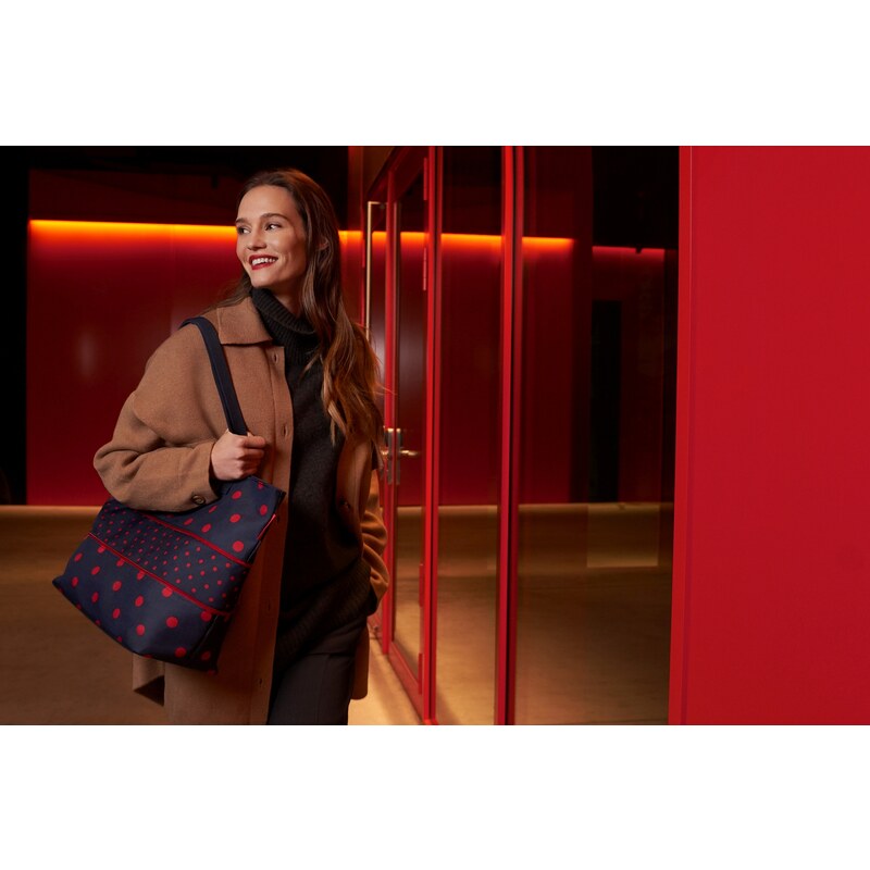 Reisenthel Shopper E1 Mixed Dots Red