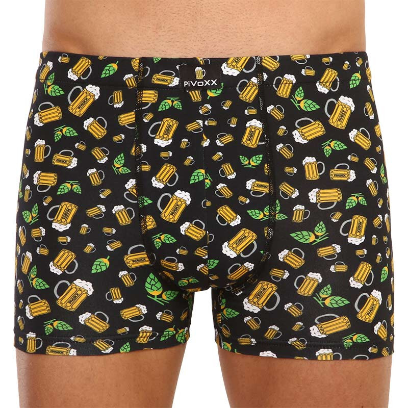 Pánské boxerky VoXX vícebarevné (Kevin-pivo/malé černé) 104221586