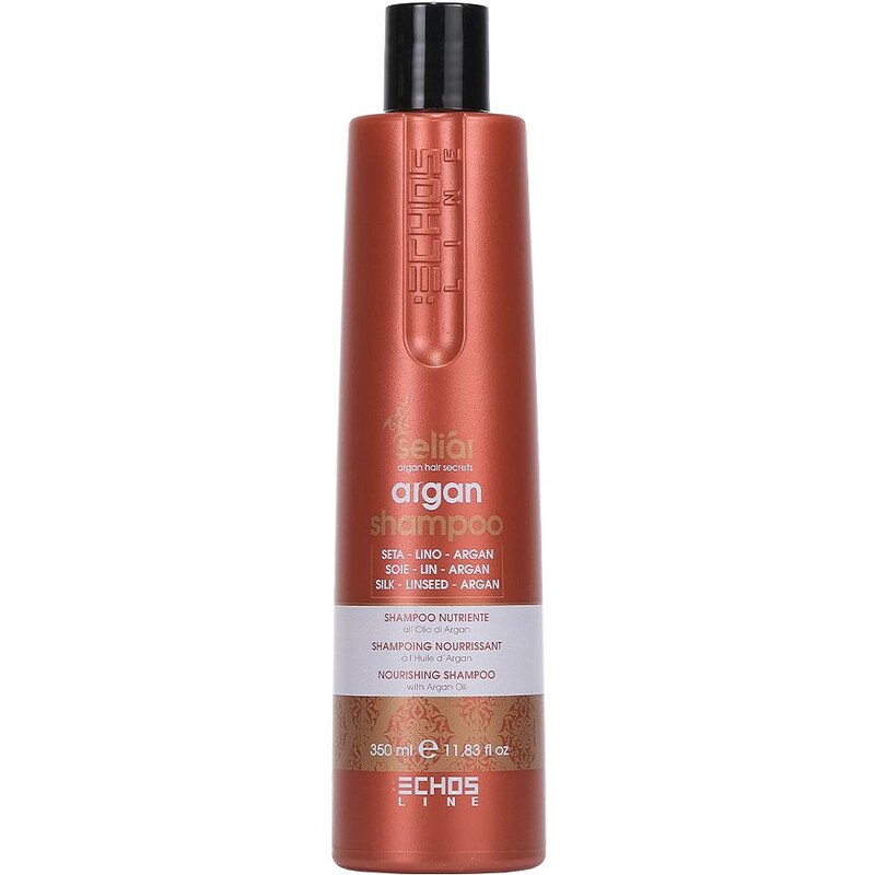 Echosline Seliar Argan Shampoo – vyživující šampon s arganovým olejem pro poškozené vlasy 350 ml