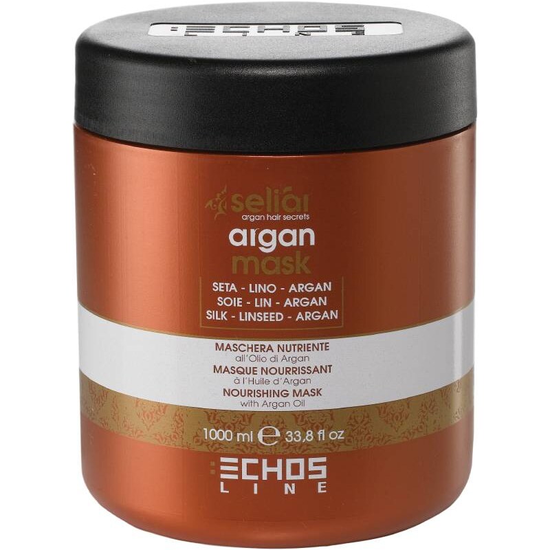 Echosline Seliar Argan – vyživující maska na vlasy s arganovým olejem 1000 ml