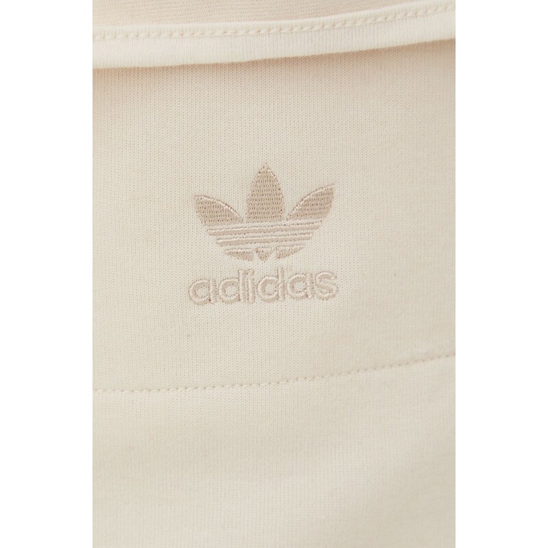 Sukně adidas Originals Adicolor HE9733 béžová barva, mini, jednoduchý