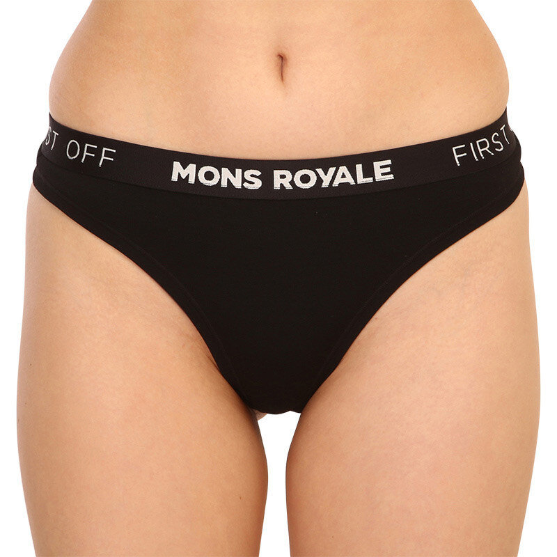 Dámská tanga Mons Royale merino černá (100311-1015-001) 69131185