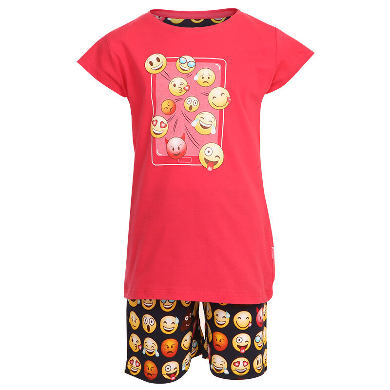 Dívčí pyžamo Cornette emotikoni (787/64) 104