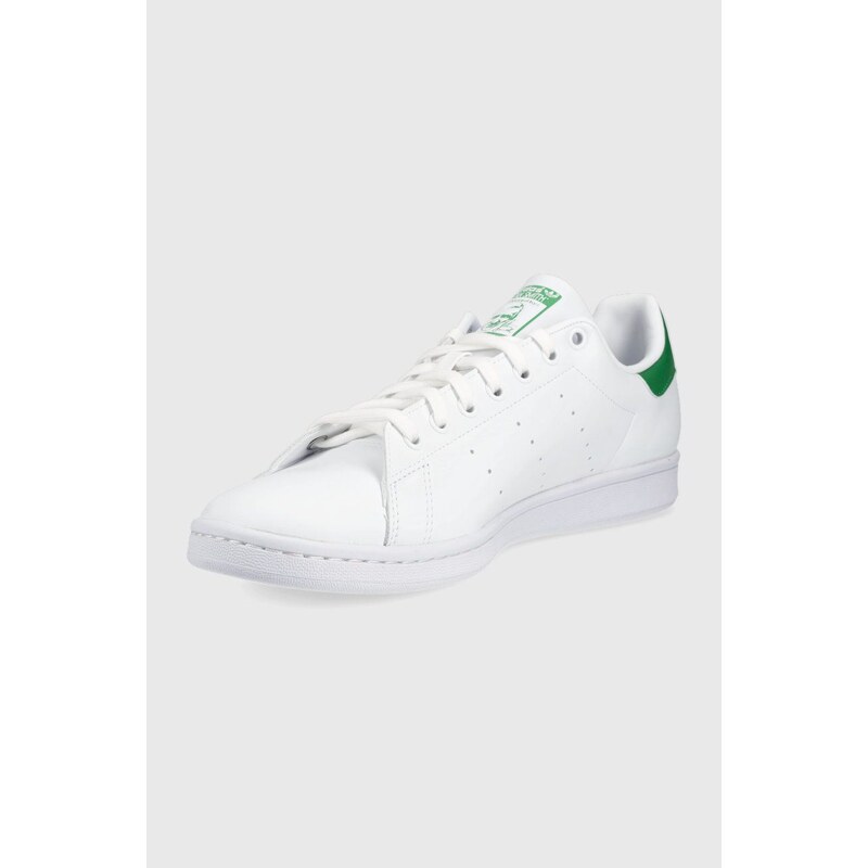 Sneakers boty adidas Originals Stan Smith bílá barva, FX5502-FTWWHT