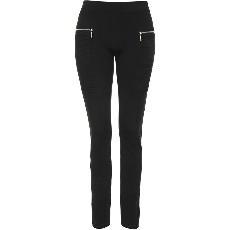 Topshop **Textured Panel Leggings by Rare