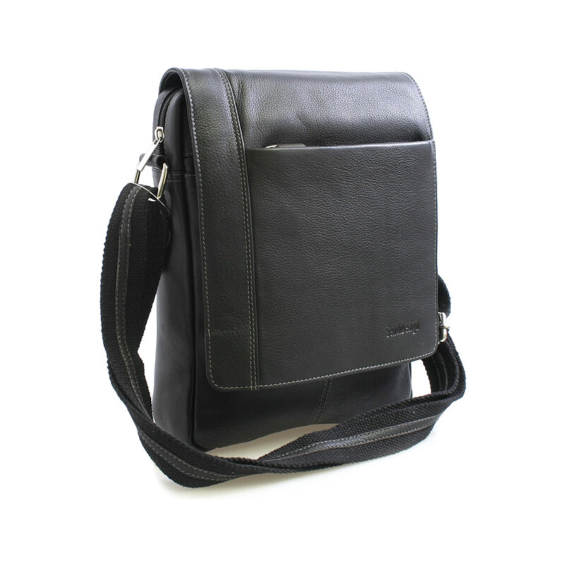 Enrico Benetti Černá luxusní kožená taška IG701 černá