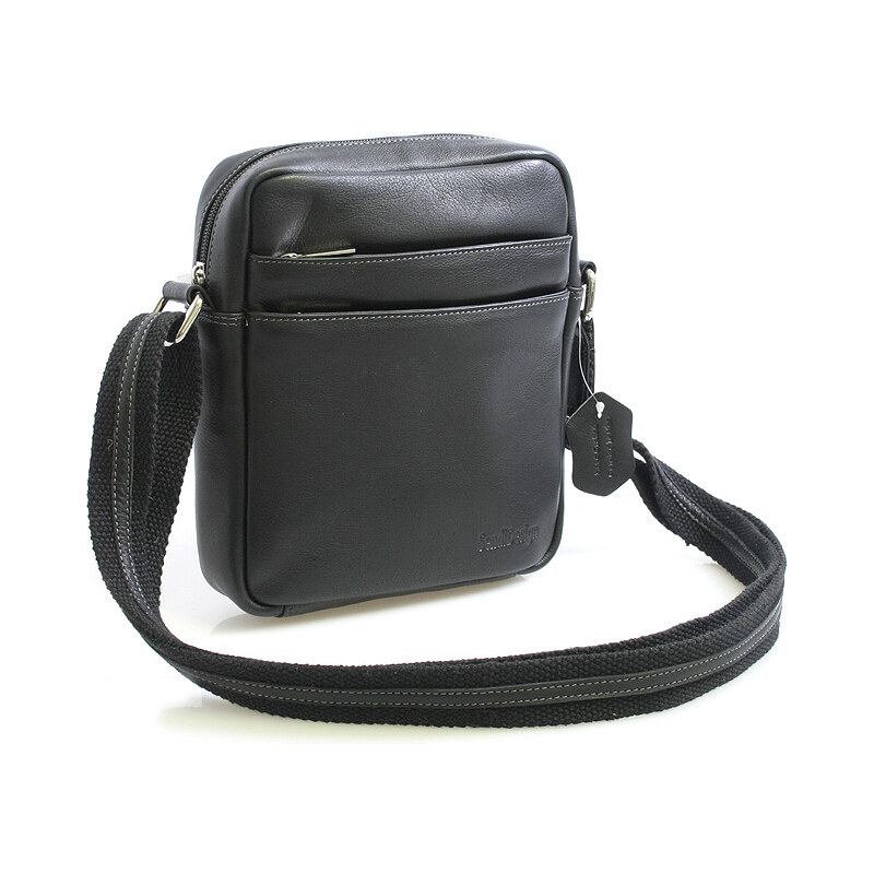 Enrico Benetti Černá luxusní kožená taška IG710 černá