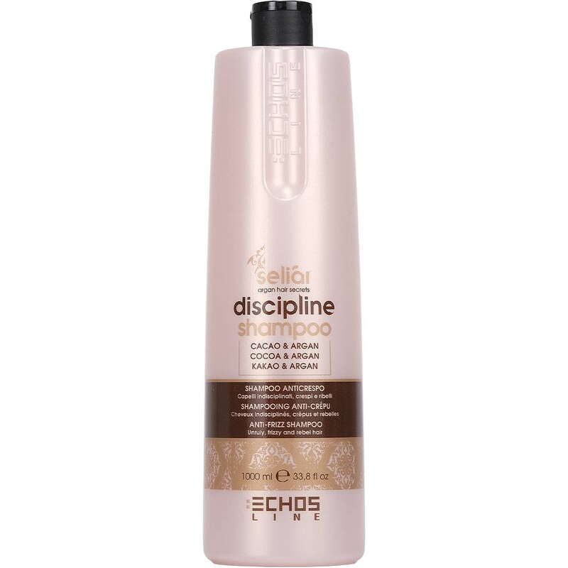 Echosline Seliar Discipline Shampoo – uhlazující šampon pro nepoddajné a krepaté vlasy 1000ml