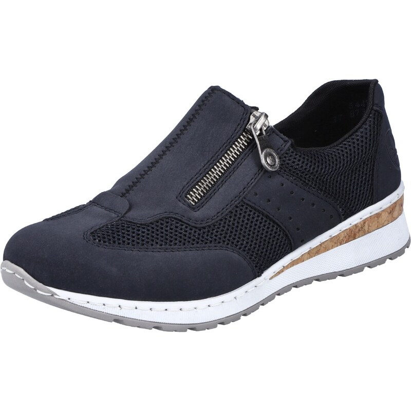 Rieker Slip on boty marine modrá