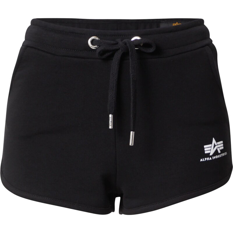 ALPHA INDUSTRIES Kalhoty černá / bílá 69173583