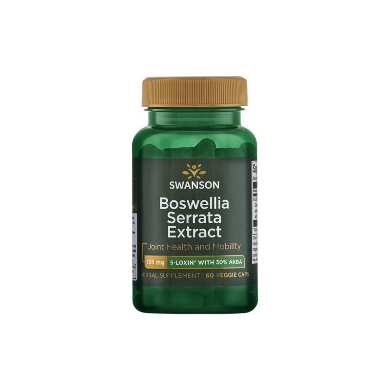 Swanson Boswellia Serrata Extract 60 ks, vegetariánská kapsle, 125 mg