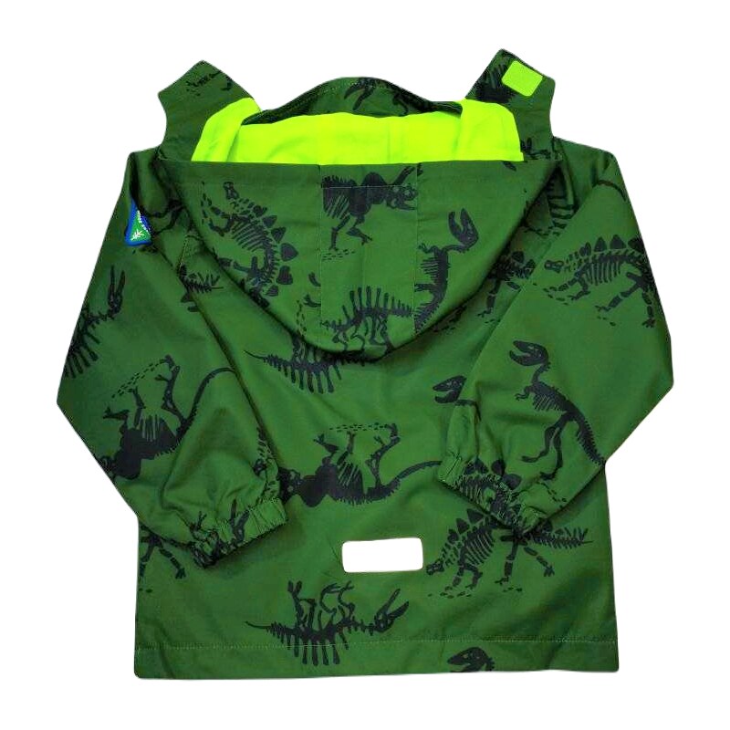 Chlapecká outdoorová bunda Dino s kompasem zelená | KuGo