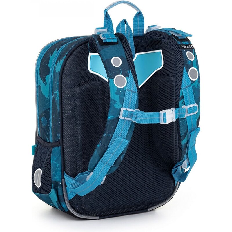 Školní batoh pro malé piloty Topgal BAZI, modrý
