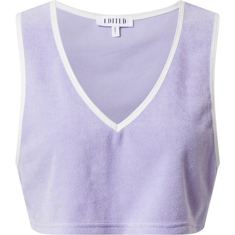 EDITED Top světle fialová / bílá 109423632