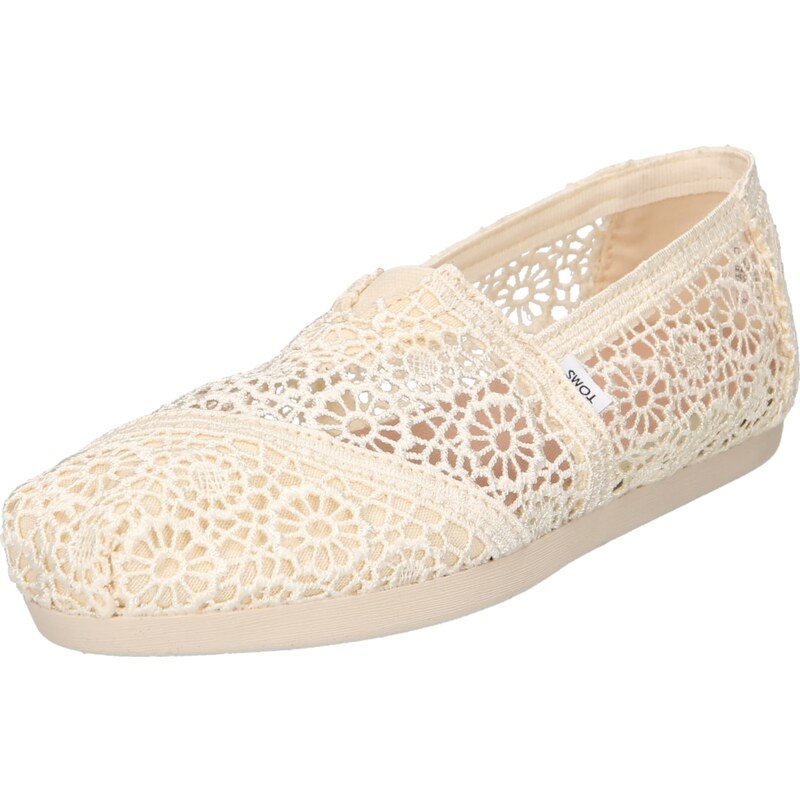 TOMS Slipper Alpargata světle béžová