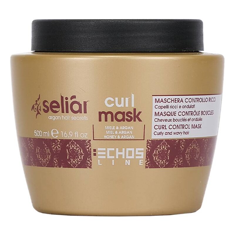 Echosline Seliar Curl – maska pro vlnité a kudrnaté vlasy 500 ml