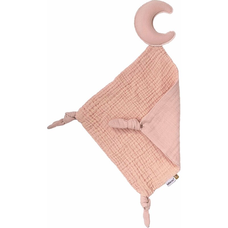 Bebe-Jou Mušelínový mazlící ubrousek Pure Cotton Pink