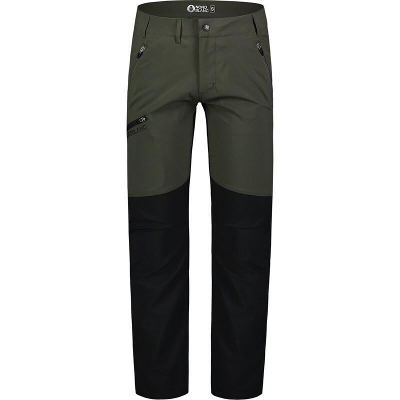Nordblanc Compound pánské lehké outdoorové kalhoty khaki
