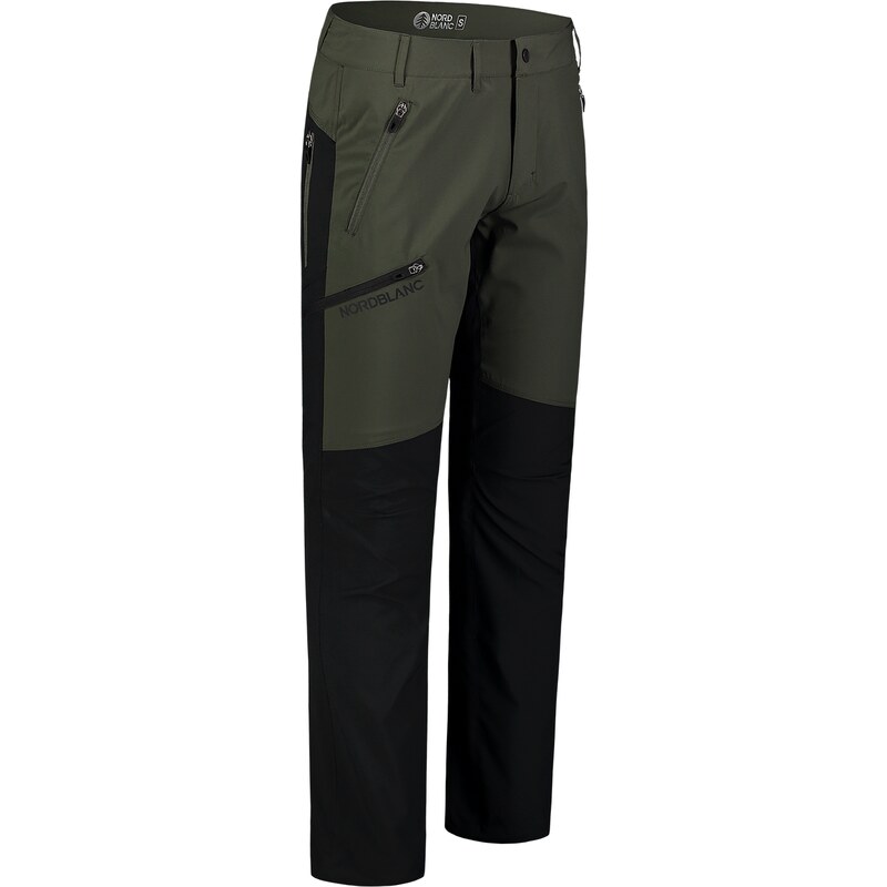 Nordblanc Compound pánské lehké outdoorové kalhoty khaki