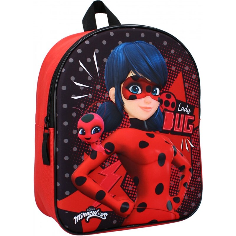 Vadobag Dětský 3D batoh Kouzelná beruška - Miraculous Ladybug