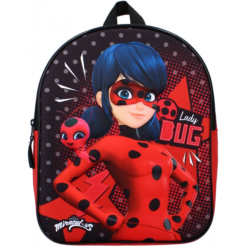 Vadobag Dětský 3D batoh Kouzelná beruška - Miraculous Ladybug