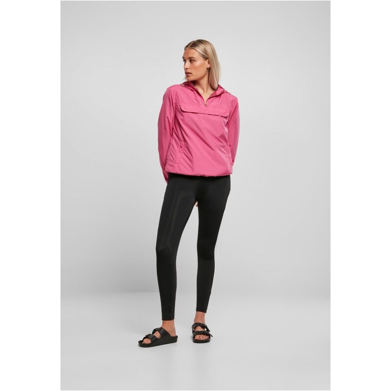 Dámská jarní/podzimní bunda Urban Classics Ladies Basic Pullover - jasně růžová