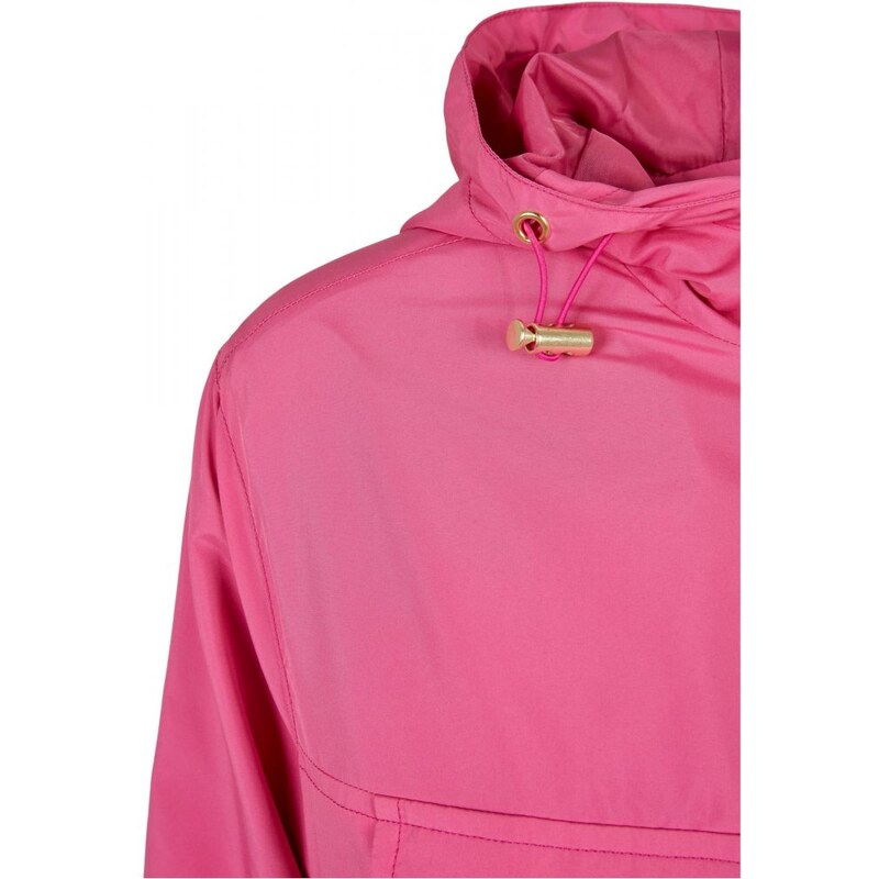 Dámská jarní/podzimní bunda Urban Classics Ladies Basic Pullover - jasně růžová