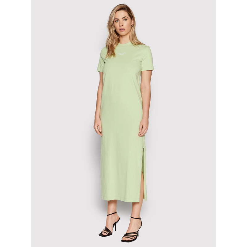 Calvin Klein dámské zelené šaty