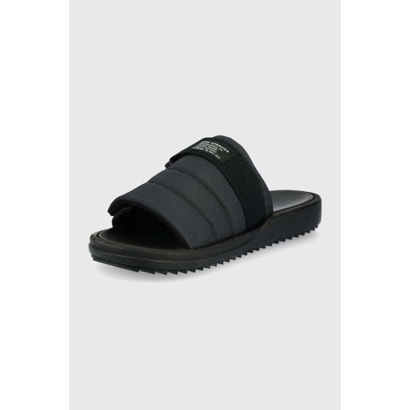 Pantofle Levi's Tahoma S dámské, černá barva, D6575.0003-559