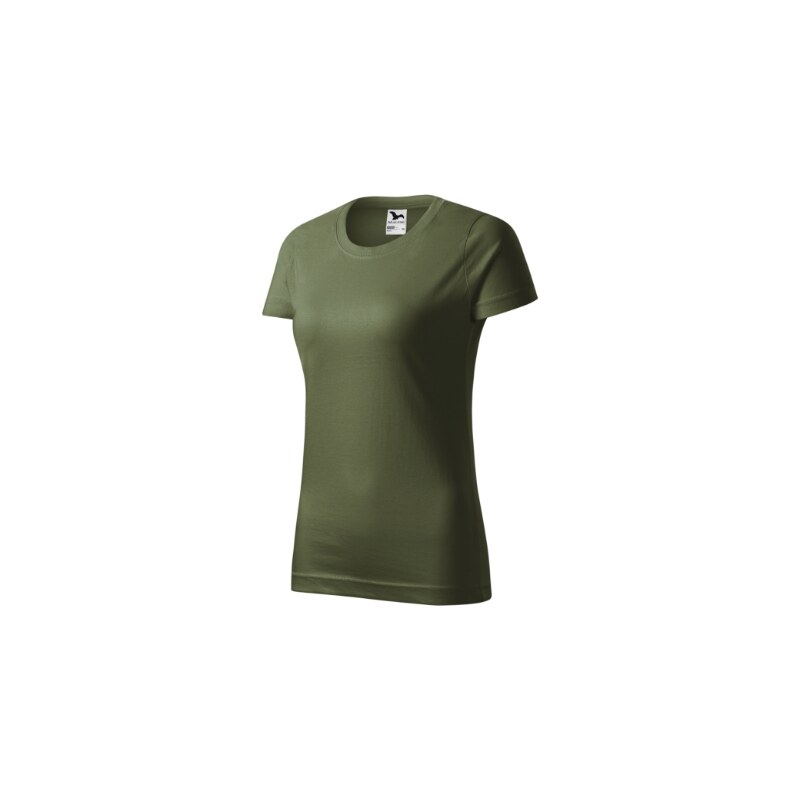 MALFINI Basic Tričko dámské Single Jersey, 100 % bavlna (složení se může lišit - barva 03 - 97 % bavlna a 3 % viskóza, barva 12 - 85 % bavlna, 15 % viskóza), silikonová úprava